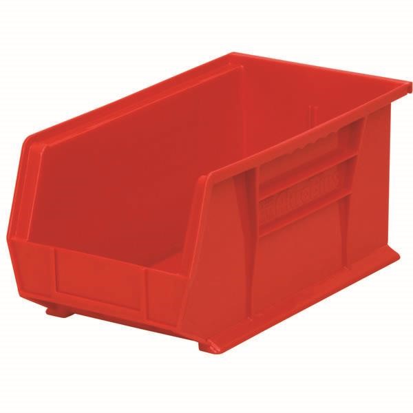Akro-Mils® AkroBins® Standard Storage Bin, 14 3/4"L x 7"H x 8 1/4"W, Red, 1/Each