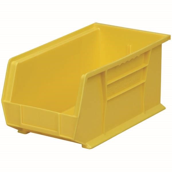 Akro-Mils® AkroBins® Standard Storage Bin, 14 3/4"L x 7"H x 8 1/4"W, Yellow, 1/Each