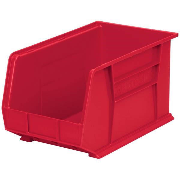 Akro-Mils® AkroBins® Standard Storage Bin, 18"L x 10"H x 11"W, Red, 1/Each
