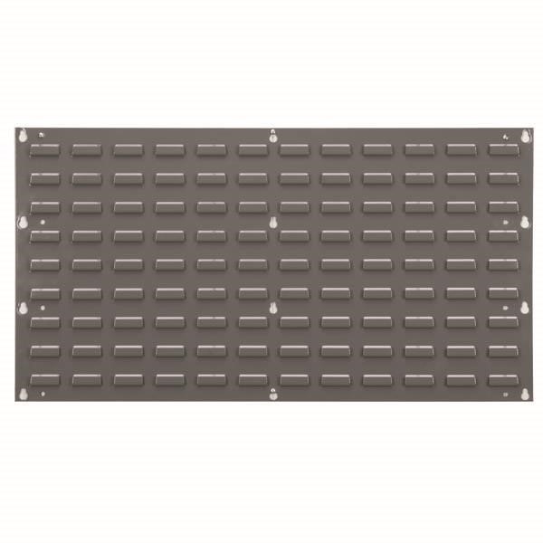 Akro-Mils® Louvered Panel, 35 3/4"L x 19"H x 5/16"W, Gray, 1/Each