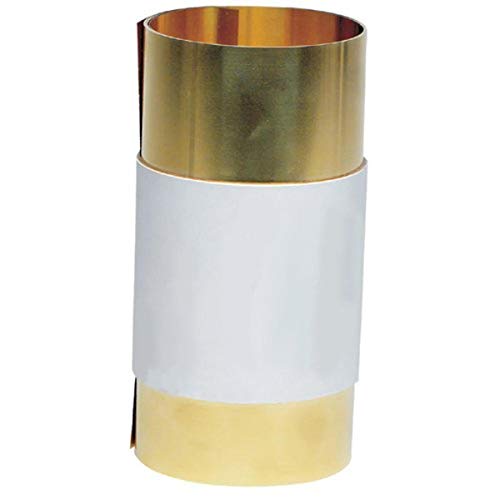 PRECISION BRAND 17S15 .015 BRASS SHIM STOCK 6"X100" (1 RL)