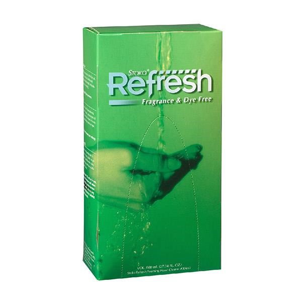 SC Johnson Professional® Stoko® Refresh™ Fragrance-Free & Dye-Free Foam Hand Wash, Bottle Refill, 6/Case