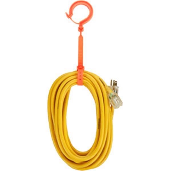 Ergodyne® Squids® 3540S Large Locking Tie Hook, 11 13/16", Hi-Vis Orange, 1/Each