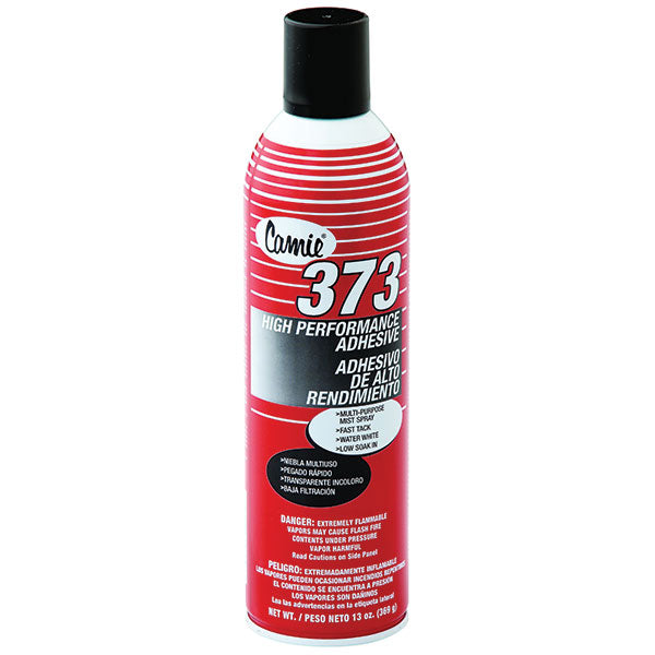 Camie® 373 High Performance Adhesive, 13 oz Aerosol, White, 12/Case