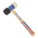 Vaughan RM24 14-Inch Professional Rubber Mallet with Flame-Treated Hickory Handle