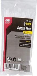 GARDNER BENDER CABLE TIE 4" 18 LB 100/BAG (1 BG)