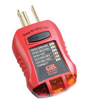 GARDNER BENDER GFCI OUTLET TESTER- 120VAC (1 EA)
