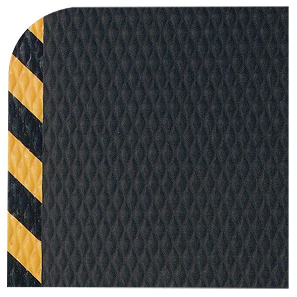 M + A Hog Heaven® Anti-Fatigue Mat, 2' x 3', Black/Yellow, 1/Each