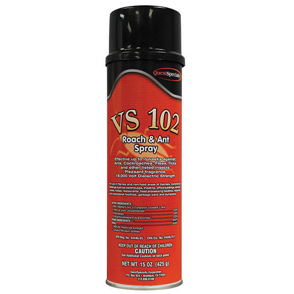 QuestSpecialty® VS 102 Roach & Ant Spray, Vanilla, 15 oz Aerosol, 12/Case