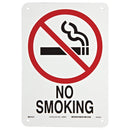 Brady® "No Smoking" Aluminum Sign