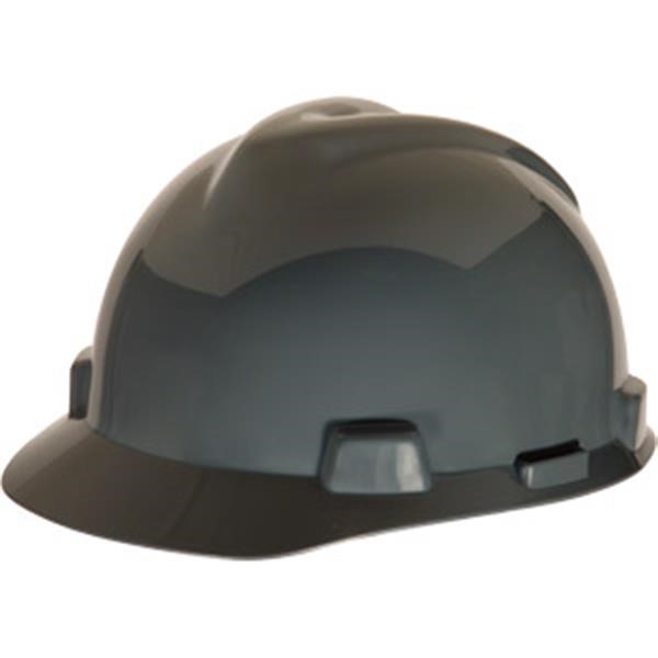 MSA V-Gard® Standard Slotted Cap w/ Staz-On® Suspension, Gray, 1/Each
