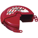 Master Lock® Rotating Gate Valve Lockout, 2"–5" Dia, Red, 1/Each
