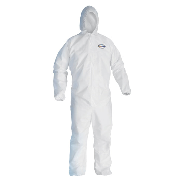KleenGuard* A20 Breathable Particle Protection Coveralls w/ Hood & Elastic Back, Wrists, & Ankles