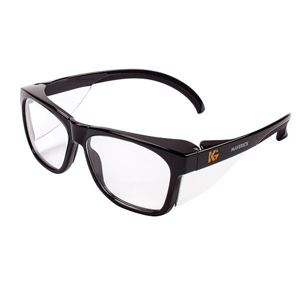 KleenGuard™ Maverick™ Eyewear, Black Frame, Clear Anti-Fog Lens, 1/Each