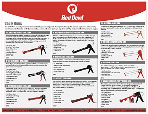 RED DEVIL 1/10 GALLON HALF BARRELCAULKING GUN (1 EA)