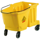 Trust® Grandmaid® Bucket w/ Kit, 8.7 gal, 16 3/4"H x 15 3/8"W x 24 15/16"D, Yellow, 1/Each