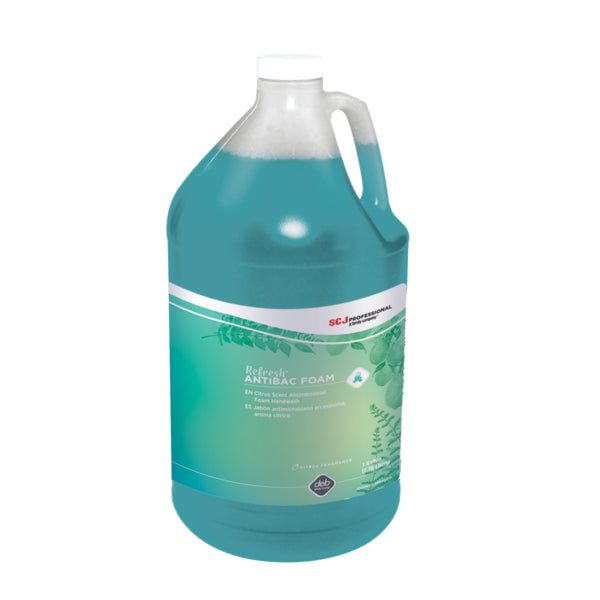 SC Johnson Professional® Refresh™ AntiBac FOAM Hand Wash,1 gal Bottle Refill, 4/Case