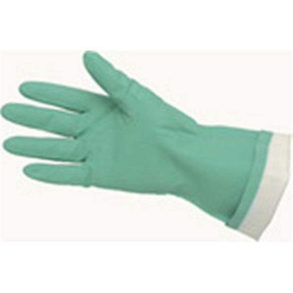 MCR Safety® Nitri-Chem® Unsupported Nitrile Gloves, 15 mil, Flock Lined, X-Large, Green, 12/Pair