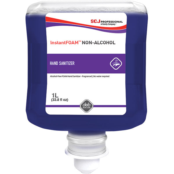 SC Johnson Professional® InstantFOAM™ Non-Alcohol Hand Sanitizer, 1 L Refill, 6/Case