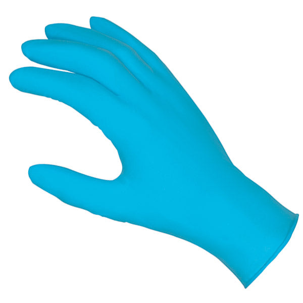 MCR Safety® NitriShield® Disposable Nitrile Gloves, 4 mil, Powder-Free, X-Large, Blue, 10 Boxes/100 Each