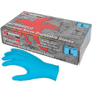 MCR Safety® NitriShield® Disposable Nitrile Gloves, 8 mil, Powdered, Large, Blue, 10 Boxes/100 Each