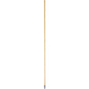 Trust® Broom Handle, Wood w/ Threaded Metal Tip, 59 13/16" x 15/16", Lacquer, 1/Each
