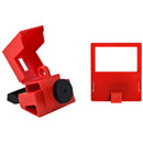 Brady® Clamp-On Breaker Lockouts, 480/600 VAC, 3 1/4"H x 1 5/8"W x 2 3/16"D, Red, 1/Each