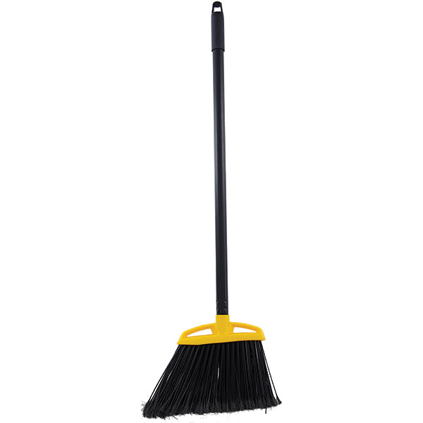 Trust® Angle Broom w/ Handle (Use w/ 6911BKTCP), 7 1/2", Black, 1/Each