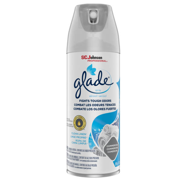 SC Johnson Professional® Glade® Room Spray, Clean Linen® Scent, 13.8 oz Aerosol, 1/Each