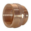 Female x Male Brass Hexagon Adapter, 1 1/2" NPT x 1 1/2" NST, 1/Each
