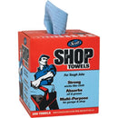 Scott® Shop Towels, 10" x 12", Blue, 8 Boxes/200 Each