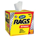 Scott® Rags In A Box, White, 300/Box