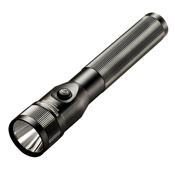 Streamlight® Stinger® LED Rechargeable Flashlight w/ AC/DC Charger, 2 Holders, Black, 1/Each