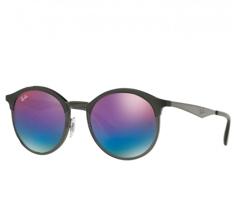 Ray-Ban RB4277-6324/B1 Emma Grey Gunmetal Blue Violet Gradient Mirror Lens Sunglasses