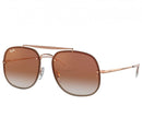 Ray-Ban RB3583N-9035V0 Blaze General Bronze Copper Square Red Gradient Mirror Sunglasses