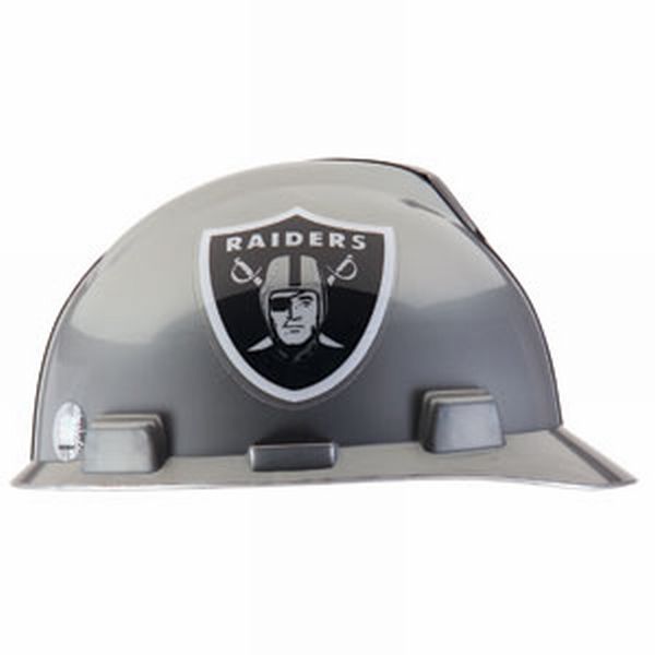 MSA Officially Licensed NFL® V-Gard® Caps, Oakland Raiders, 1/Each