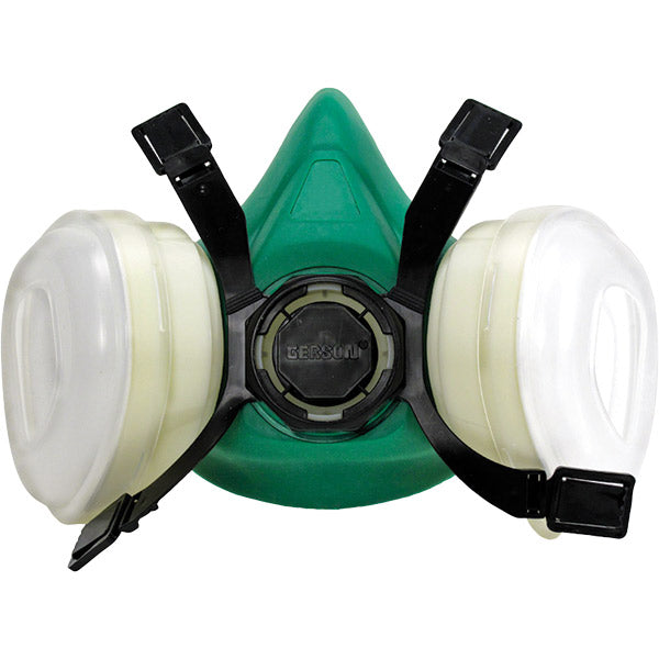 Gerson® Signature One-Step™ Low-Maintenance Half-Mask Respirator, Medium, 1/Each