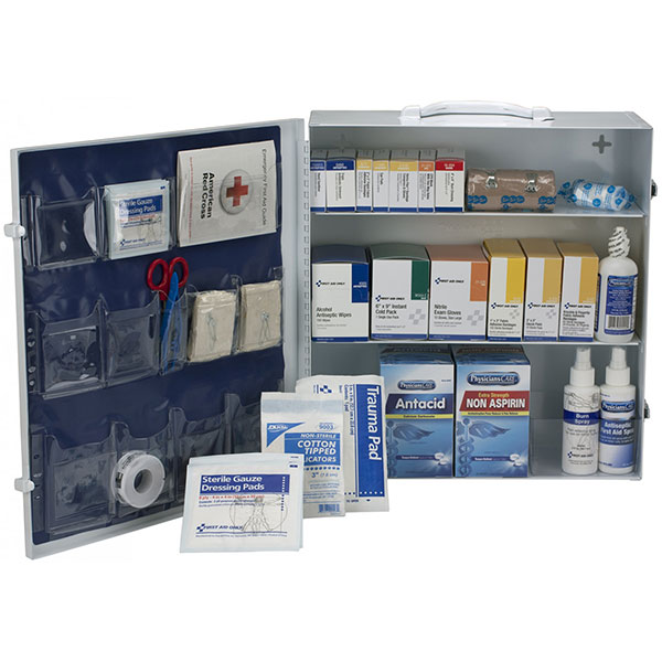 3-Shelf, 100-Person ANSI A+ First Aid Station