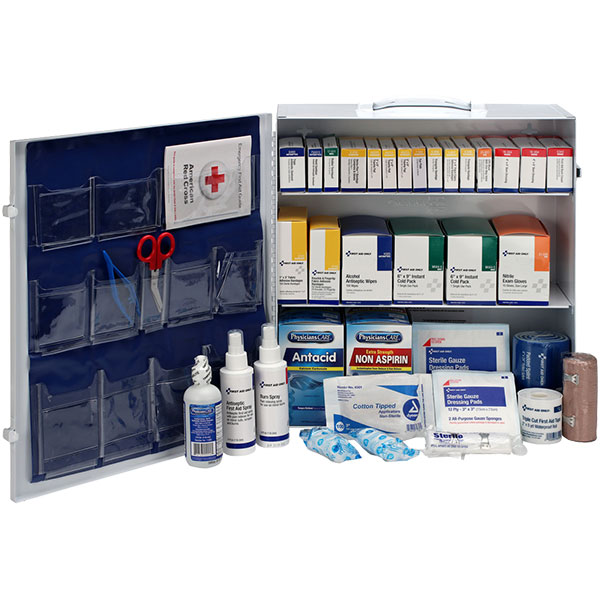 3-Shelf, 100-Person ANSI B+ First Aid Station