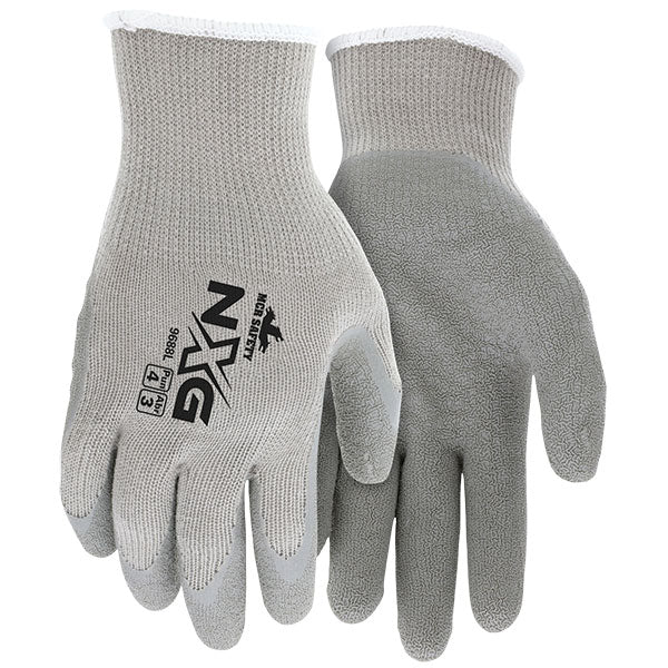 MCR Safety® NXG® Gloves, Large, Gray, 12/Pair