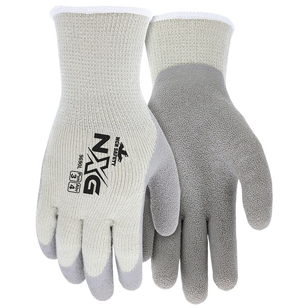 MCR Safety® NXG® Cold Weather Gloves, Large, Gray, 12/Pair