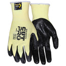 MCR Safety® Cut Pro® Kevlar® Gloves, Large, Yellow/Black, 12/Pair