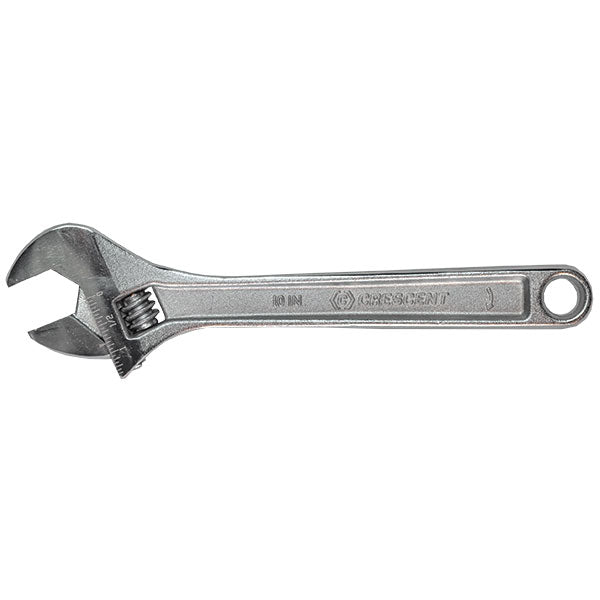Crescent® Chrome Adjustable Wrench, 10", 1 5/16" Jaw Opening, 1/Each