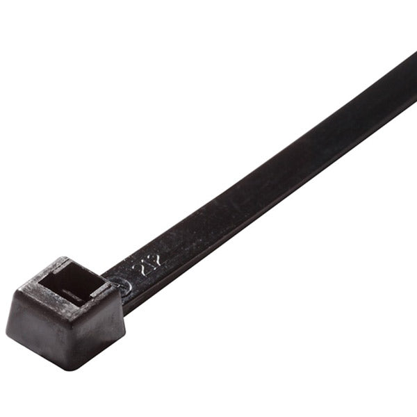 ACT Standard Cable Ties, 7", UV Black, 100/Pkg