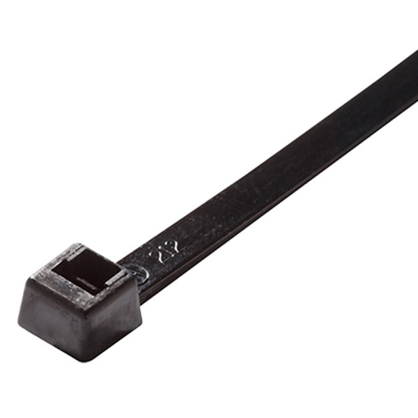 ACT Intermediate Cable Ties, 8", UV Black, 1000/Pkg