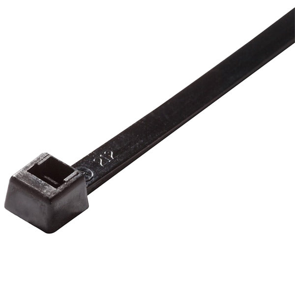 ACT Light Heavy-Duty Cable Ties, 14", UV Black, 50/Pkg