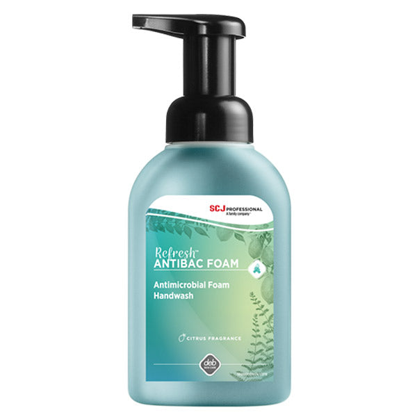SC Johnson Professional® Refresh™ AntiBac FOAM Hand Wash, 10 oz Pump Bottle, 16/Case