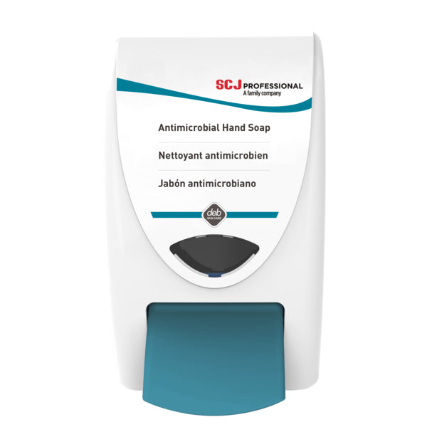 SC Johnson Professional® Cleanse Antimicrobial Dispenser, 2 L White/Aqua, 1/Each