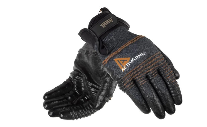Ansell ActivArmr 97-008 Multipurpose Gloves - Medium-Duty, Abrasion Resitance, (1-Pair)
