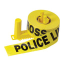 Presco Barricade Tape, 2.5 mil, "Police Line Do Not Cross", Yellow, 1/Each
